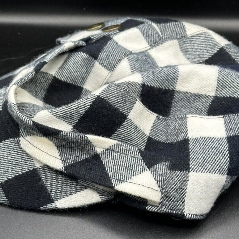 D&Y - Gatsby Newsboy Driver Flat Hat / Cap, Gingham or Plaid, 100% Acrylic - Picture 4 of 7